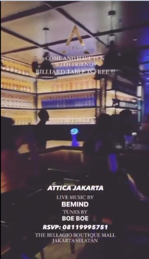 ATTICA JAKARTA - FRIDAY