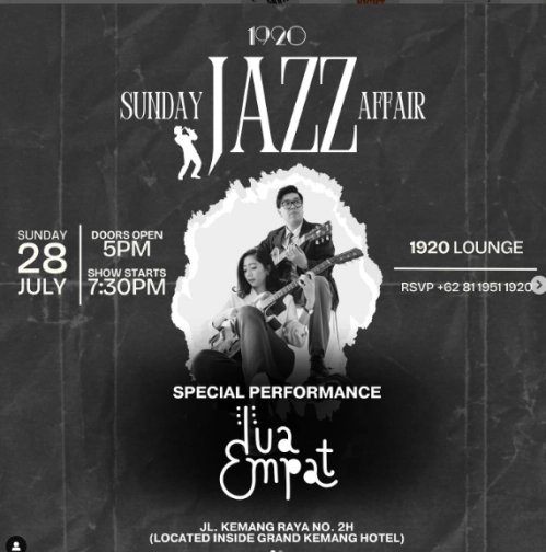 1920 LOUNGE JAKARTA - SUNDAY JAZZ AFFAIR