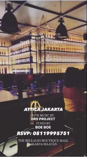 ATTICA JAKARTA - SATURDAY