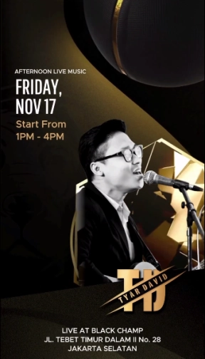 BLACK CHAMP JAKARTA - AFTERNOON LIVE MUSIC FRIDAY