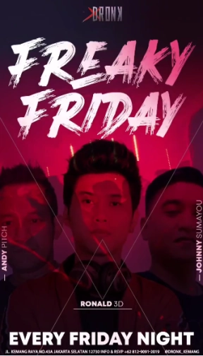 XDRONK JAKARTA - FREAKY FRIDAY