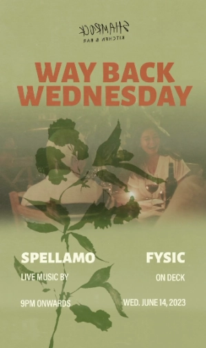 SHAMROCK JAKARTA - WAY BACK WEDNESDAY