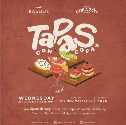 BASQUE JAKARTA - TAPAS CON COPAS