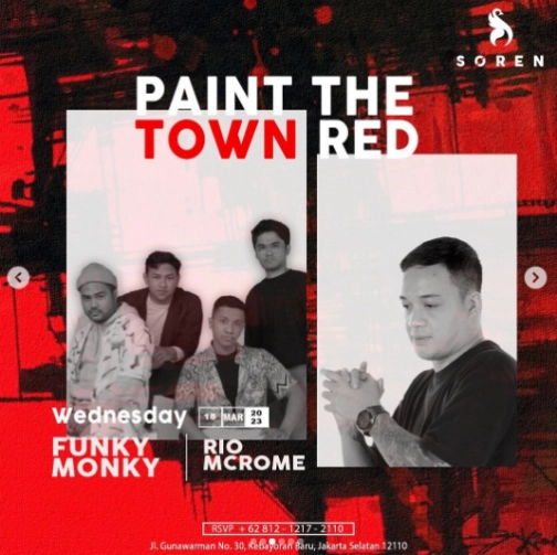 SOREN JAKARTA - PAINT THE TOWN RED