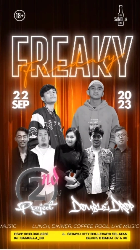 SAMOLLA CAFE & POOL JAKARTA - FREAKY FRIDAY