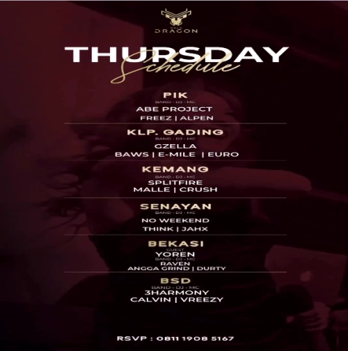 GOLD DRAGON KEMANG - THURSDAY