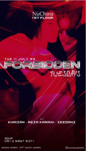 NU CHINA JAKARTA - FORBIDDEN TUESDAYS