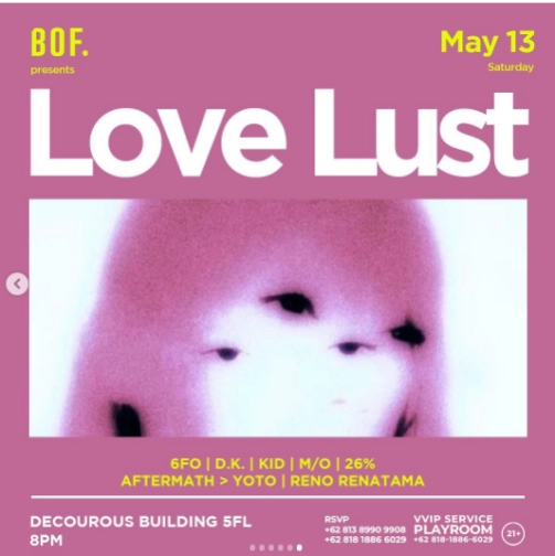 BACKROOM ON FIFTH JAKARTA - LOVE LUST