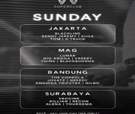 W SUPERCLUB MAG JAKARTA  SUNDAY