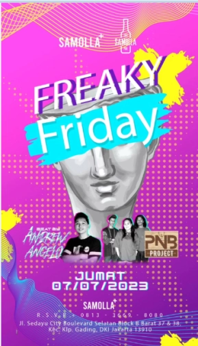 SAMOLLA CAFE & POOL JAKARTA - FREAKY FRIDAY