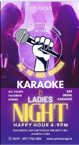 QOIN LOUNGE JAKARTA - KARAOKE & LADIS NIGHT