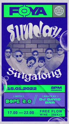 FOYA JAKARTA - SUNDAY SINGALONG