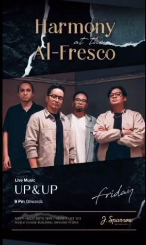 J.SPARROW JAKARTA - HARMONY at the AL-FRESCO