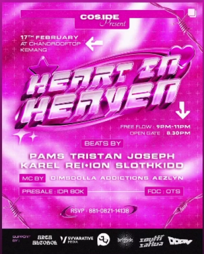 CHAND ROOFTOP LOUNGE JAKARTA - HEART IN HEAVEN