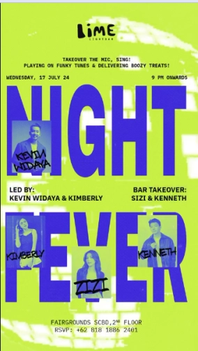 LIME LIGHTBAR SCBD - NIGHT FEVER