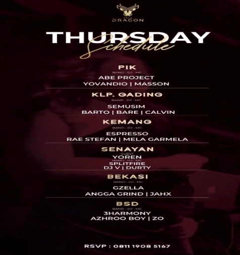 GOLD DRAGON KEMANG - THURSDAY