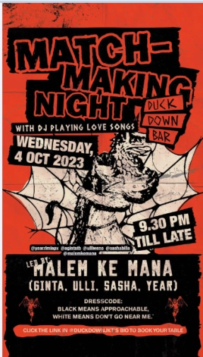 DUCK DOWN JAKARTA - MATCH MAKING NIGHT