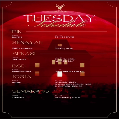 GOLD DRAGON BEKASI - TUESDAY