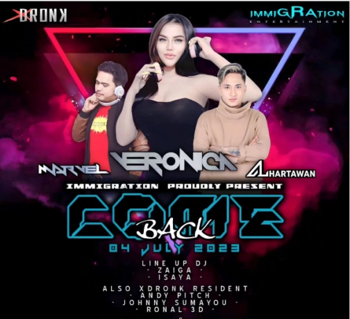 XDRONK JAKARTA - COME BACK