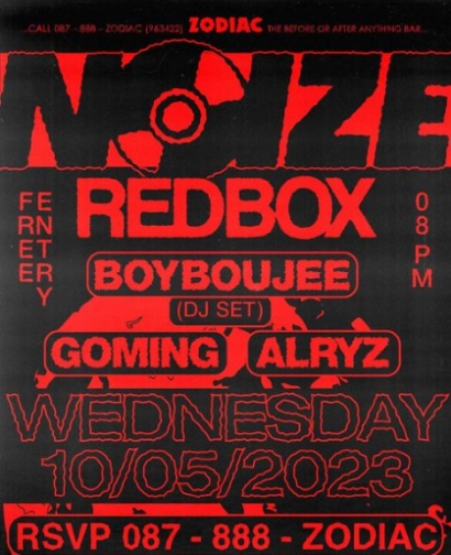 ZODIAC JAKATA - REDBOX by NOIZE