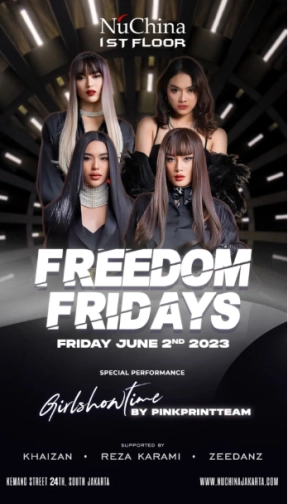 NU CHINA JAKARTA - FREEDOM FRIDAYS