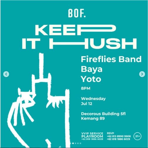 BACKROOM ON FIFTH JAKARTA - KEEP IT HUSH