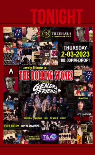 TREEHAUS JAKARTA - TRIBUTE TO THE ROLLING STONES