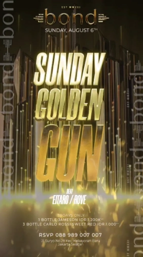 BOND JAKARTA - SUNDAY GOLDEN GUN