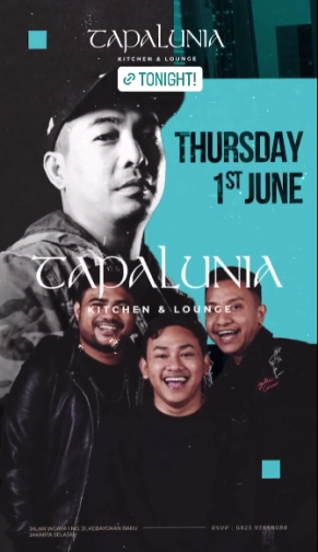 TAPALUNIA JAKARTA - THURSDAY