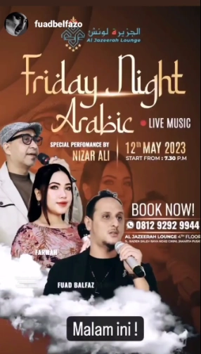 AL JAZEERAH LOUNGE JAKARTA - FRIDAY NIGHTARABIC