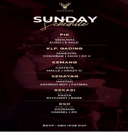 GOLD DRAGON KEMANG - SUNDAY