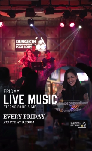 DUNGEON POOL LOUNGE JAKARTA - FRIDAY LIVE MUSIC