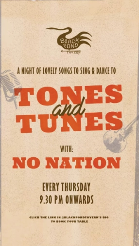 BLACK POND TAVERN JAKARTA - TONES AND TUNES