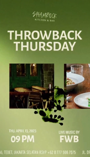 SHAMROCK JAKARTA - THROWBACK THURSDAY