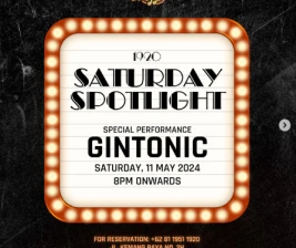 1920 LOUNGE JAKARTA  SATURDAY SPOTLIGHT