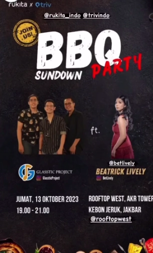 ROOFTOP WEST JAKARTA - BBQ SUNDOWN PARTY