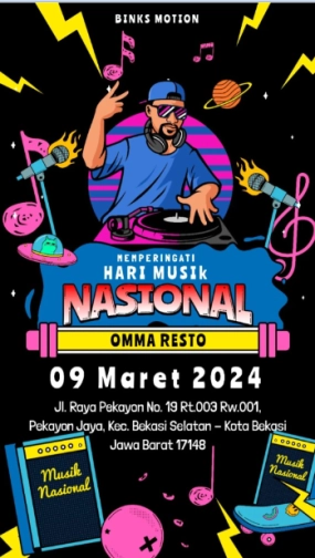 OMMA RESTAURANT BEKASI - HARI MUSIC NASIONAL