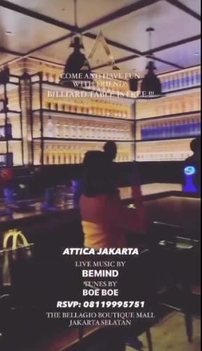 ATTICA JAKARTA - FRIDAY