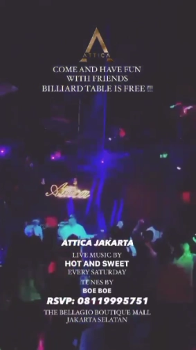 ATTICA JAKARTA - SATURDAY