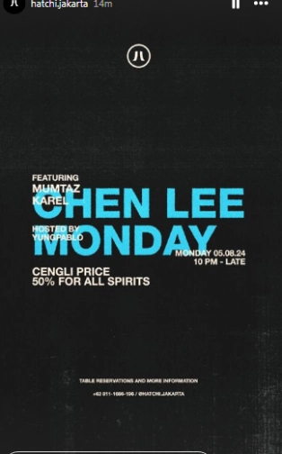 HATCHI JAKARTA - CHEN LEE MONDAY