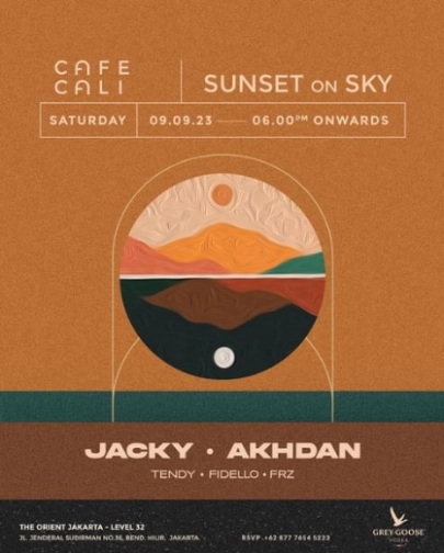 CAFE CALI JAKARTA - SUNSET ON SKY