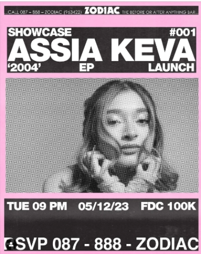 ZODIAC JAKATA - SHOWCASE 001 : ASSIA KEVA “2004”