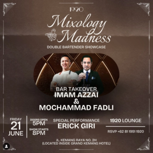 1920 LOUNGE JAKARTA - Mixology Madness