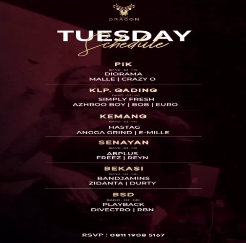 GOLD DRAGON KEMANG - TUESDAY