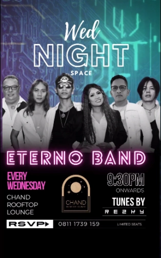 CHAND ROOFTOP LOUNGE JAKARTA - WEDNESDAY NIGHT SPACE