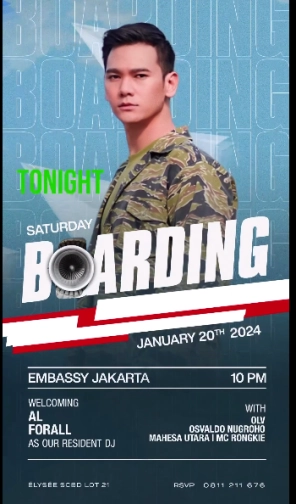 EMBASSY JAKARTA - BOARDING