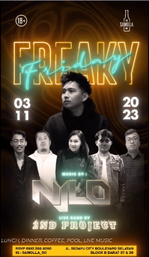 SAMOLLA CAFE & POOL JAKARTA - FREAKY FRIDAY