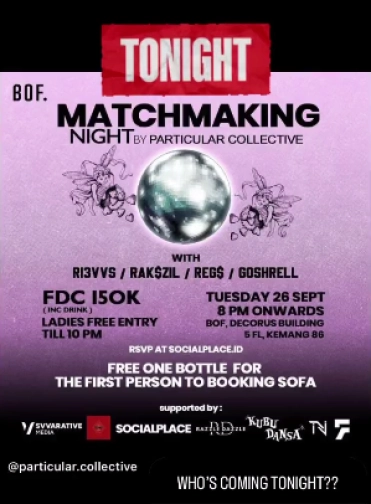 BACKROOM ON FIFTH JAKARTA - MATCHMAKING NIGHT