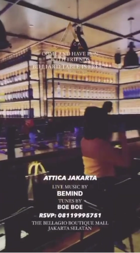 ATTICA JAKARTA - FRIDAY