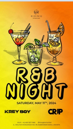 HONG KITCHEN & BAR JAKARTA - R&B NIGHT